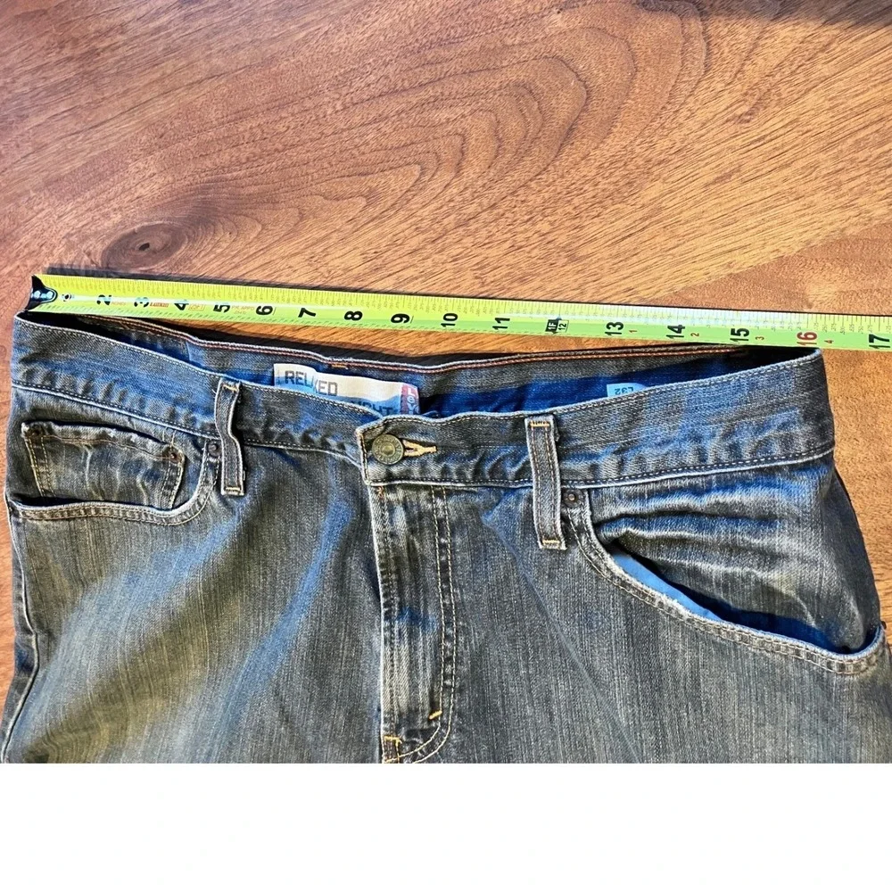Levi Strauss 559 Relaxed Straight Jeans Mens W34 L32 Blue‎ Denim